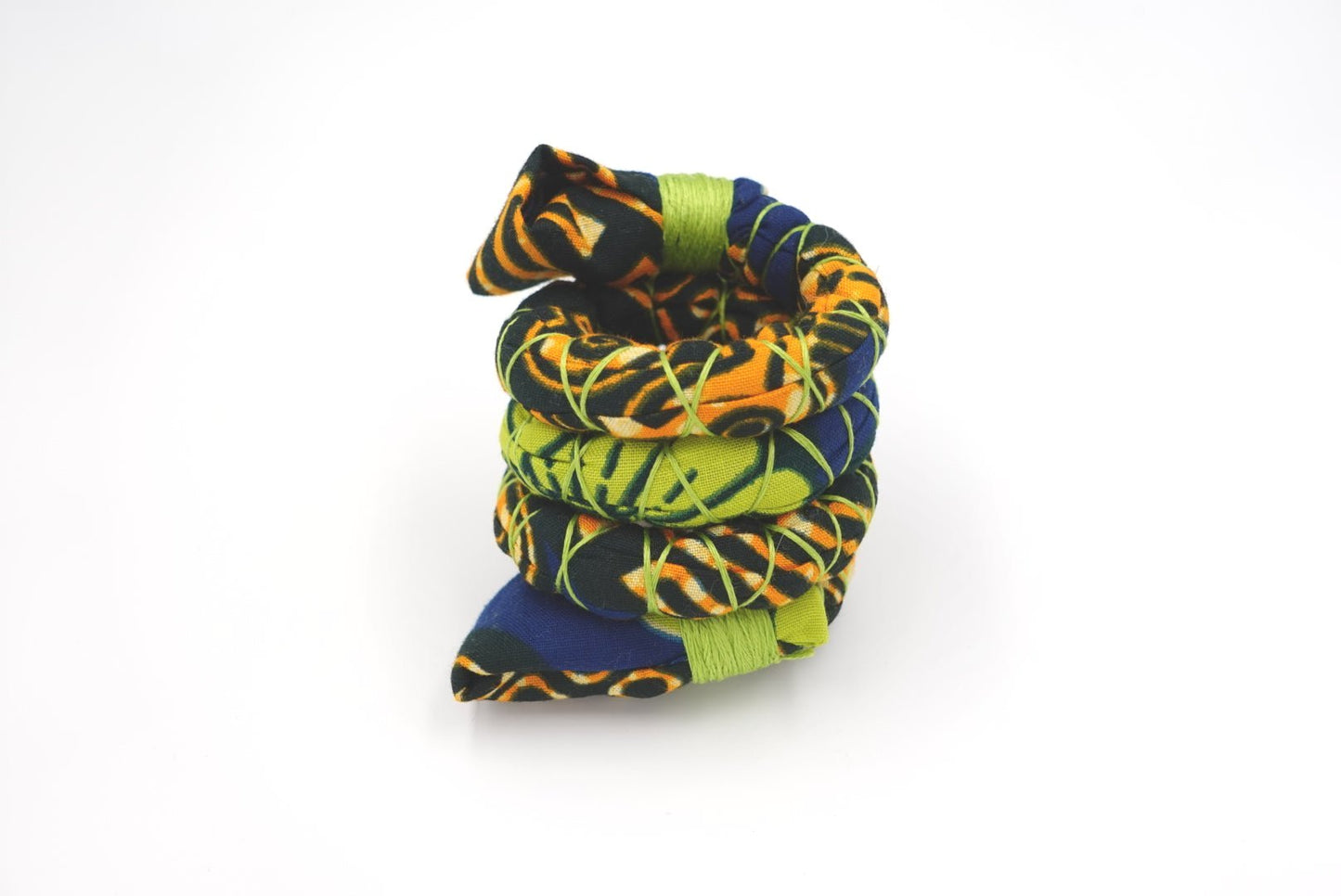 Lime Green Adire