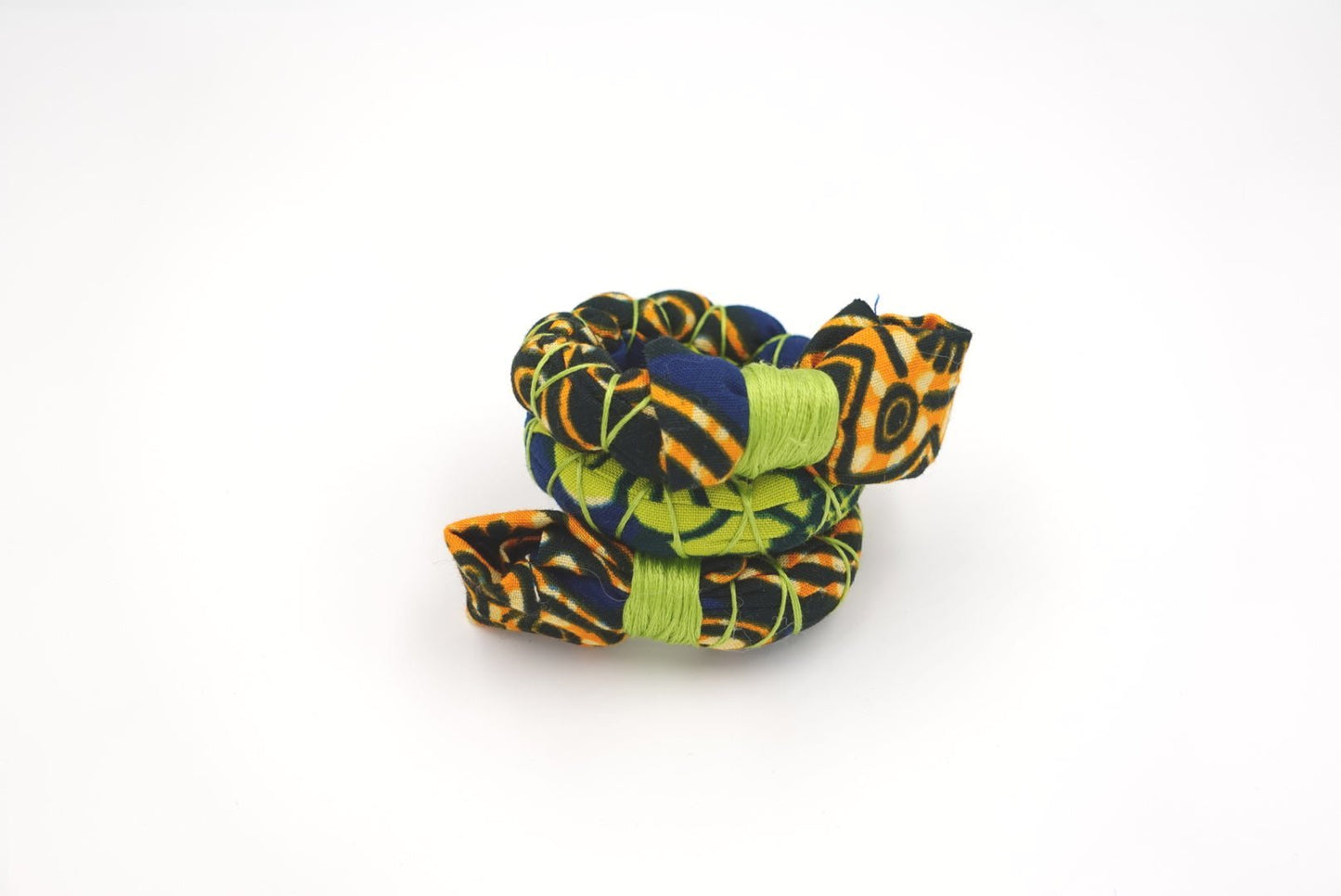 Lime Green Adire